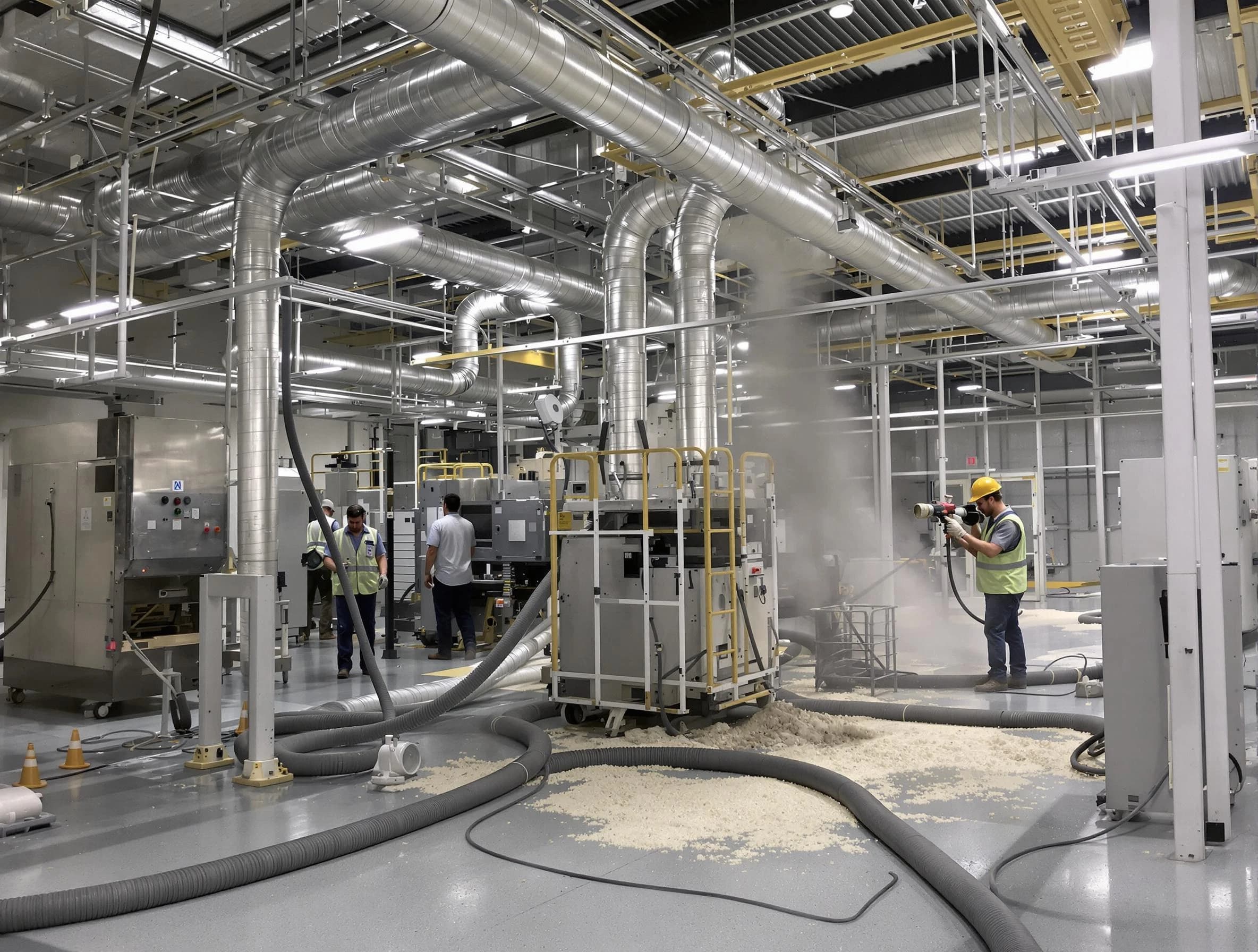 Heavy-duty industrial duct cleaning by Monroeville Air Duct Cleaning in Monroeville