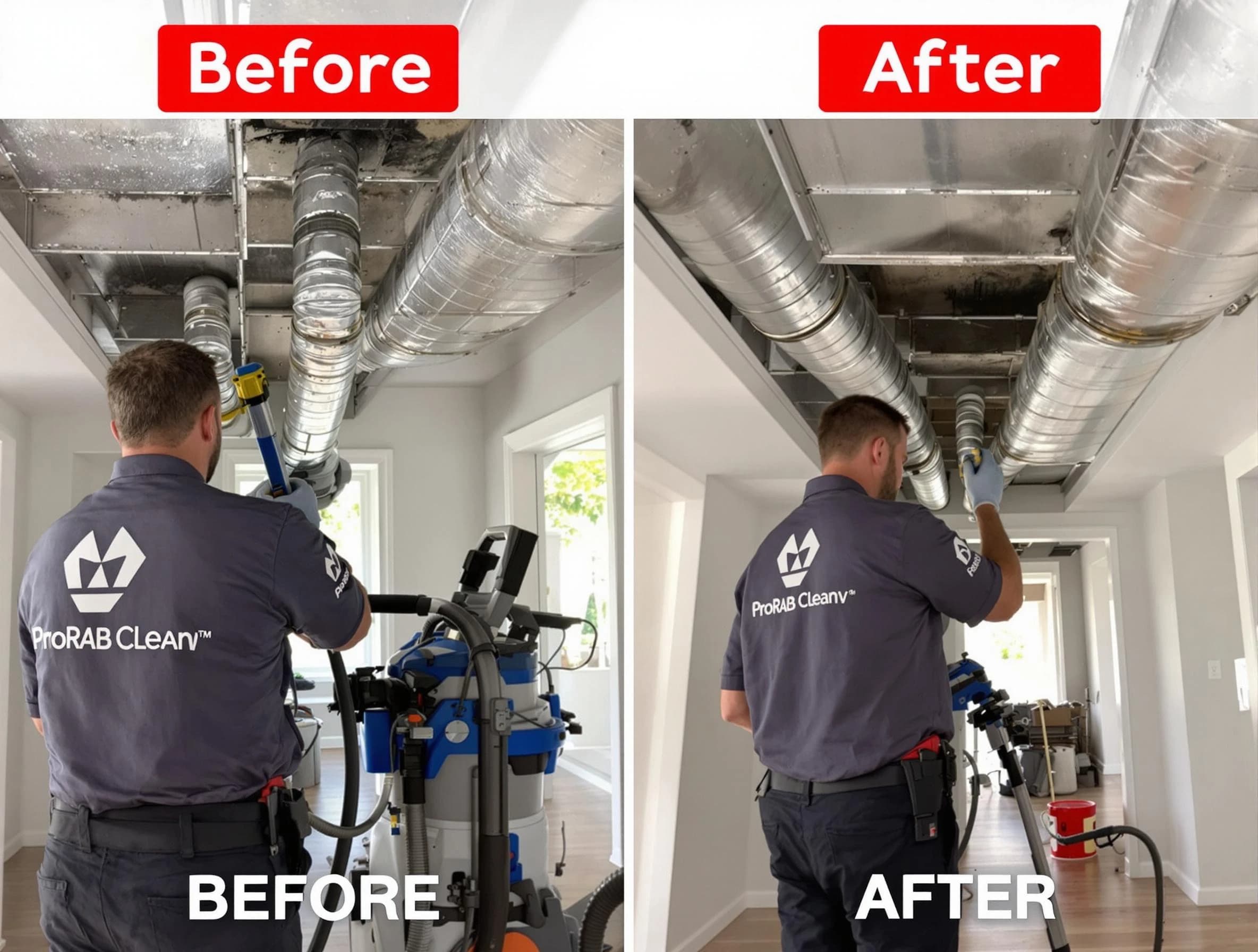 Monroeville Air Duct Cleaning expert performing thorough residential duct cleaning in a Monroeville home