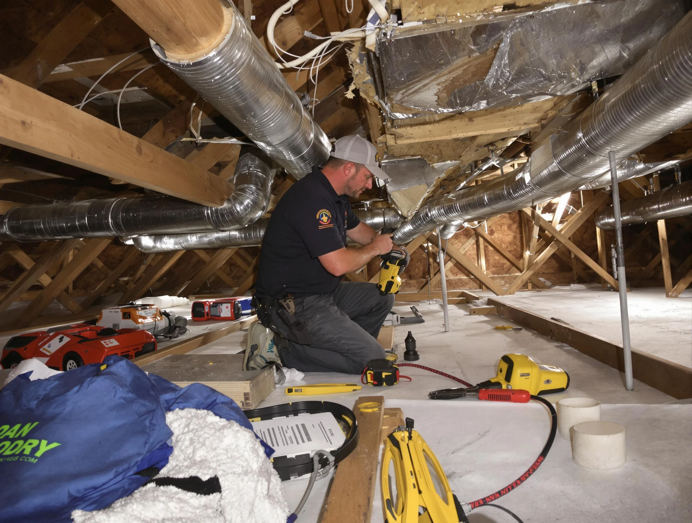 Professional air duct repair by Monroeville Air Duct Cleaning in Monroeville
