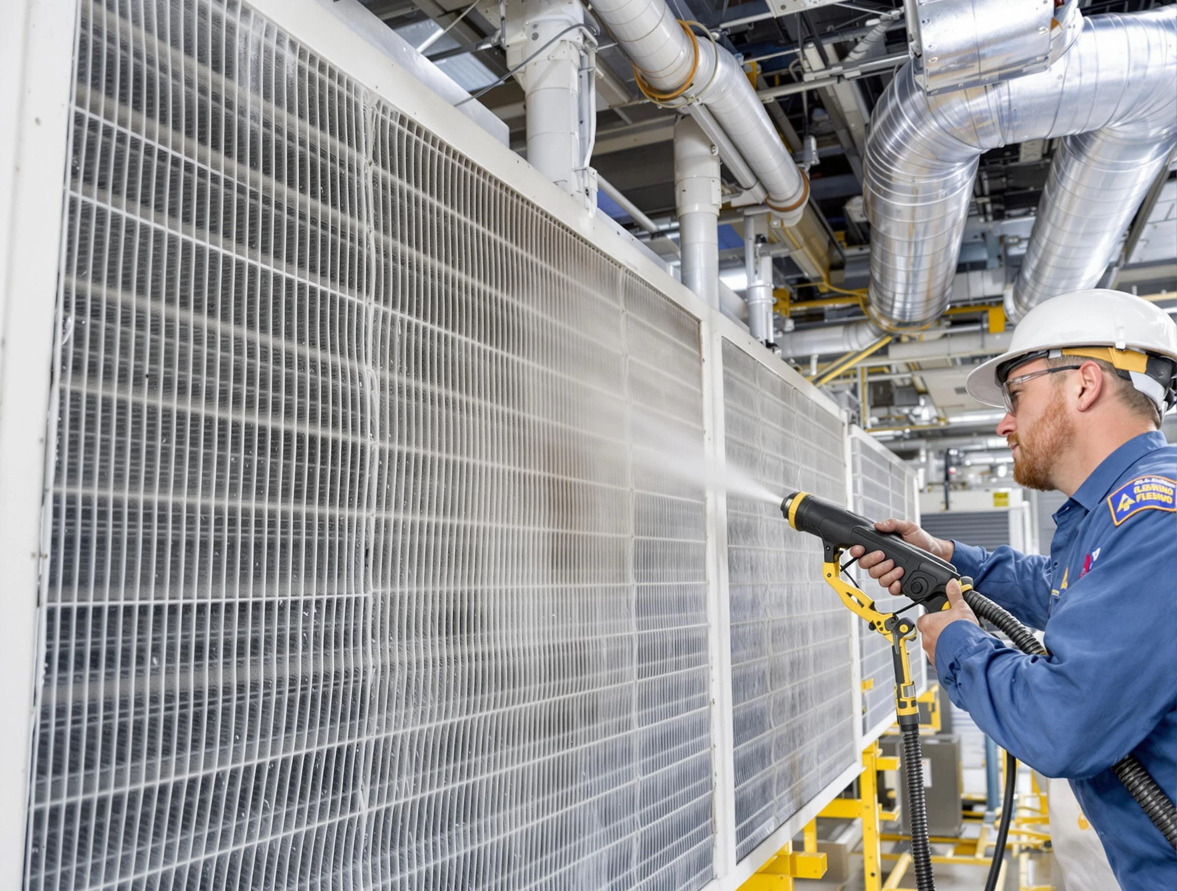 Professional commercial coil cleaning by Monroeville Air Duct Cleaning in Monroeville